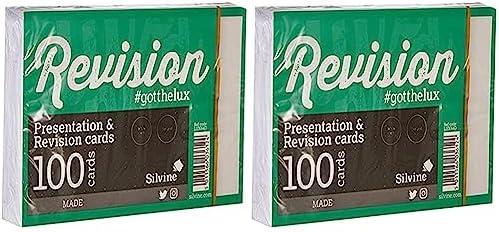 Luxpad Revision Lot De 100 Cartes Flash Format A6 Carrés 10 Mm Couleurs Assorties
