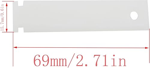 Miniatura 2 de MTQY Kit de 4 almohadillas deslizantes para rodamientos de tambor de secadora WE1M333 WE1M1067 para GE, Kenmore, Hotpoint, Sears, RCA