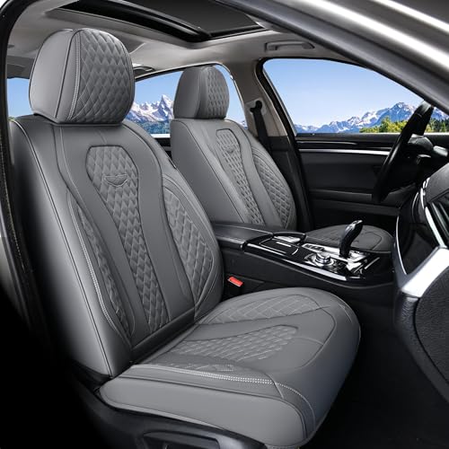 Coverado Seat Covers, Car Seat Covers Full Set, Gray Car