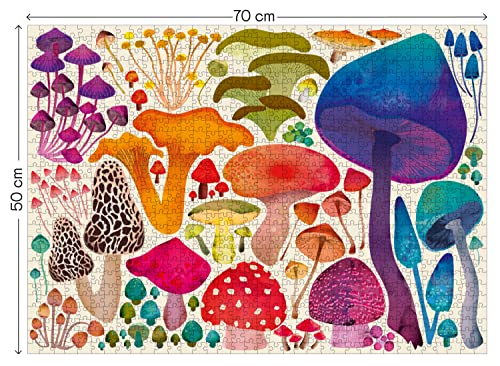 Elena Essex Puzzle de 1000 piezas para adultos - Woodland Magic | Rompecabezas de naturaleza con setas y fauna | 27.5x19.7 pulgadas miniatura 2