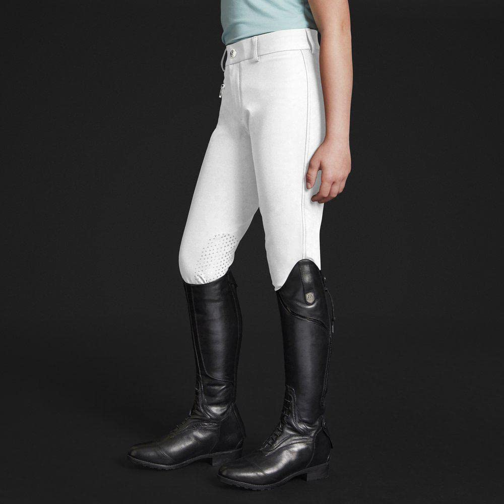 Mountain Horse Crown Pantalon d'équitation pour enfant Blanc 2022