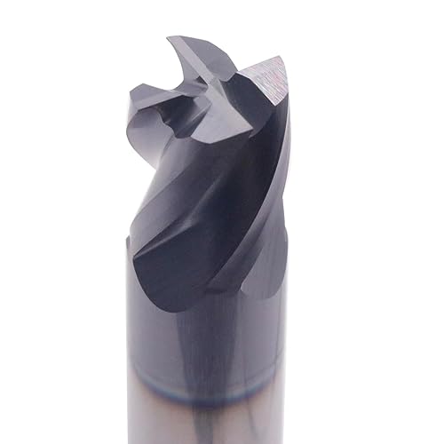 Vista 40 de BestParts 5 fresas de extremo cuadrado de carburo sólido de 1/4 pulgadas, doble extremo, revestimiento AlTiN, 4 flautas, hélice de 35 grados
