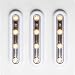 LED Stick-On White Touch Lights, Set of 3, Fully Dimmable, Warm White LEDs, Batteries Included - For Under Cabinets, Closets and Utility