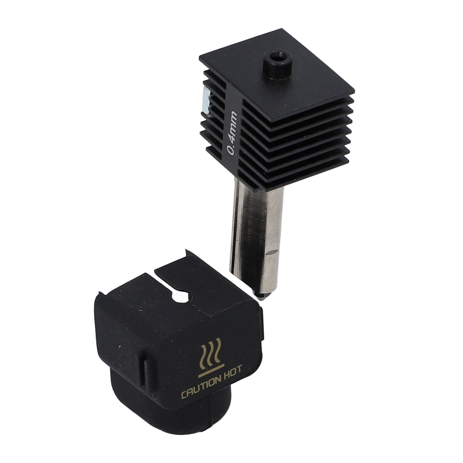 Zestaw Dysz Drukarka 3D Hotend Wyjmowana Stal Hartowana do Lab A1 A1 Mini Ulepszona Wersja Ni-platerowany Mosiądz Stop Tytanu Silikonowe Włókno Gniazdowe (0,4 mm)