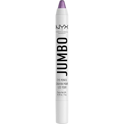 NYX PROFESSIONAL MAKEUP Jumbo Eye Pencil, Blendable Eyeshadow Stick & Eyeliner Pencil - Eggplant (Violet)