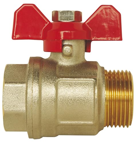 SOMATHERM FOR YOU - Kugelhahn - männlich/weiblich 20/27 - Schmetterling Joystick