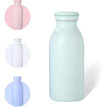 Stainless Steel Drinking Bottle Steel Bottle 350 ml Thermos Flask 24 Hours Cold Leak-Proof Water Bottle for Hot and Cold Drinks Water Coffee Milk
