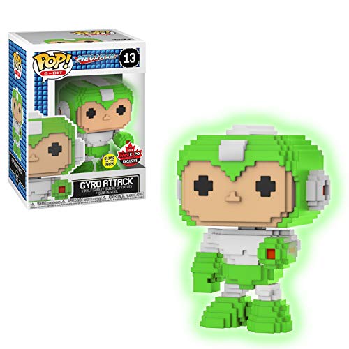 Funko Pop! Mega Man 8-Bit Gyro Ataque Brilla En La Oscuridad #13