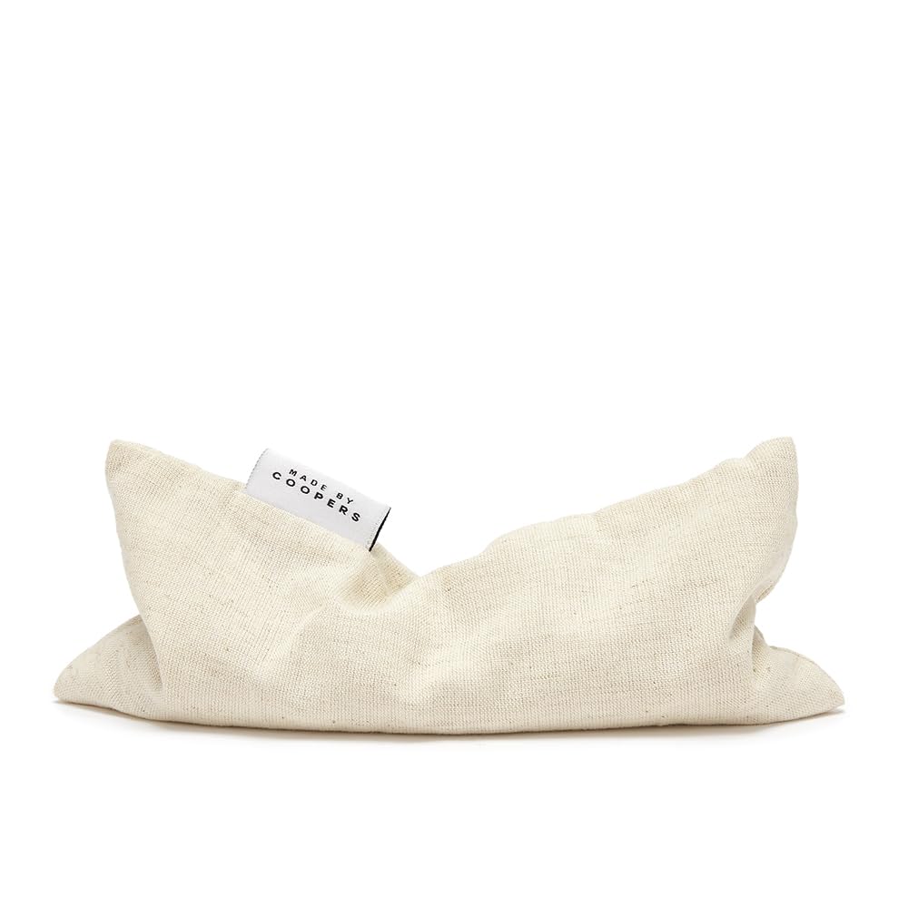Made by Coopers Oreiller pour les yeux à la lavande et aux graines de lin - Oreiller pour les yeux en lin naturel pour la relaxation et l'aide au sommeil