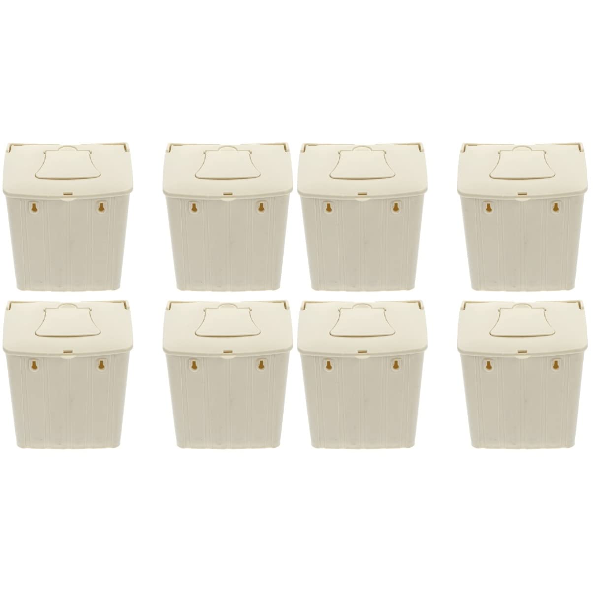 POPETPOPParrot Breeding Box, 8Pcs Plastic Parakeet Nesting Box, Hanging Bird Nest Bird Cage Bird Hatching House Parrot Bird Finch Nest for Lovebirds Cockatiel