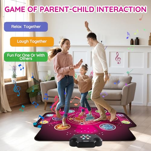 image for Zitranse Electronic Dance mat for kids,Upgraded Light-up 6-Button Danc