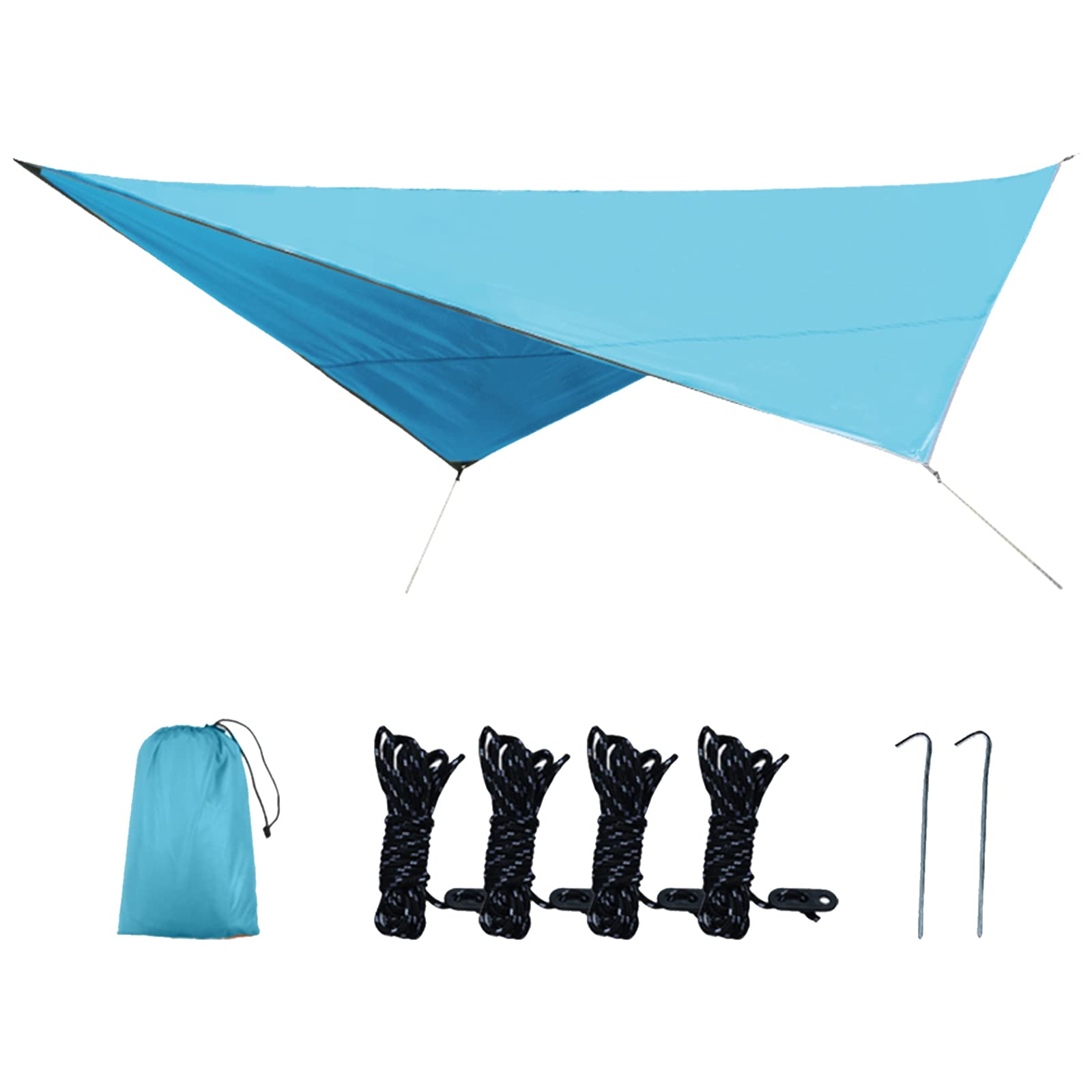 Bâche de protection contre la pluie TFixol avec bâche soleil 3x2m bleu