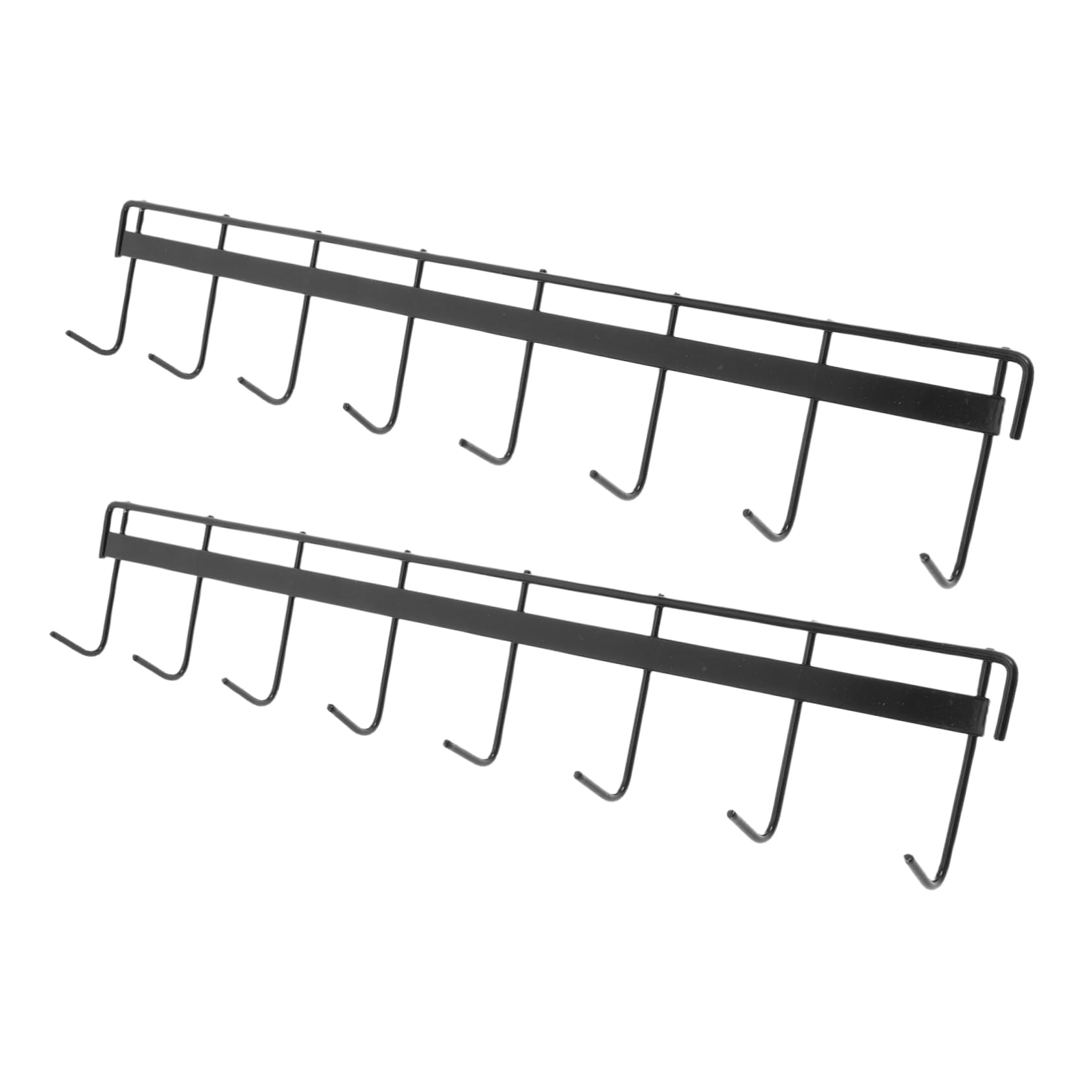 WHAMVOX 2pcs Kitchen Utensil Hanging Shelf Wall Storage Rack No-Drill Adhesive Hanger Space-Saving Kitchen Organization