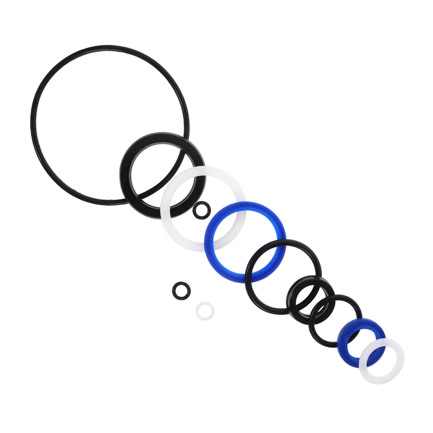 Mikikit 4 Set Anello Di Tenuta Tappo Interruttore Tanica Di Benzina Automobile Freno Kit Filtro Detergente Per Freni Valvola Interruttori Sigilli Anelli Gomma Da Cancellare 10 Pezzi*4