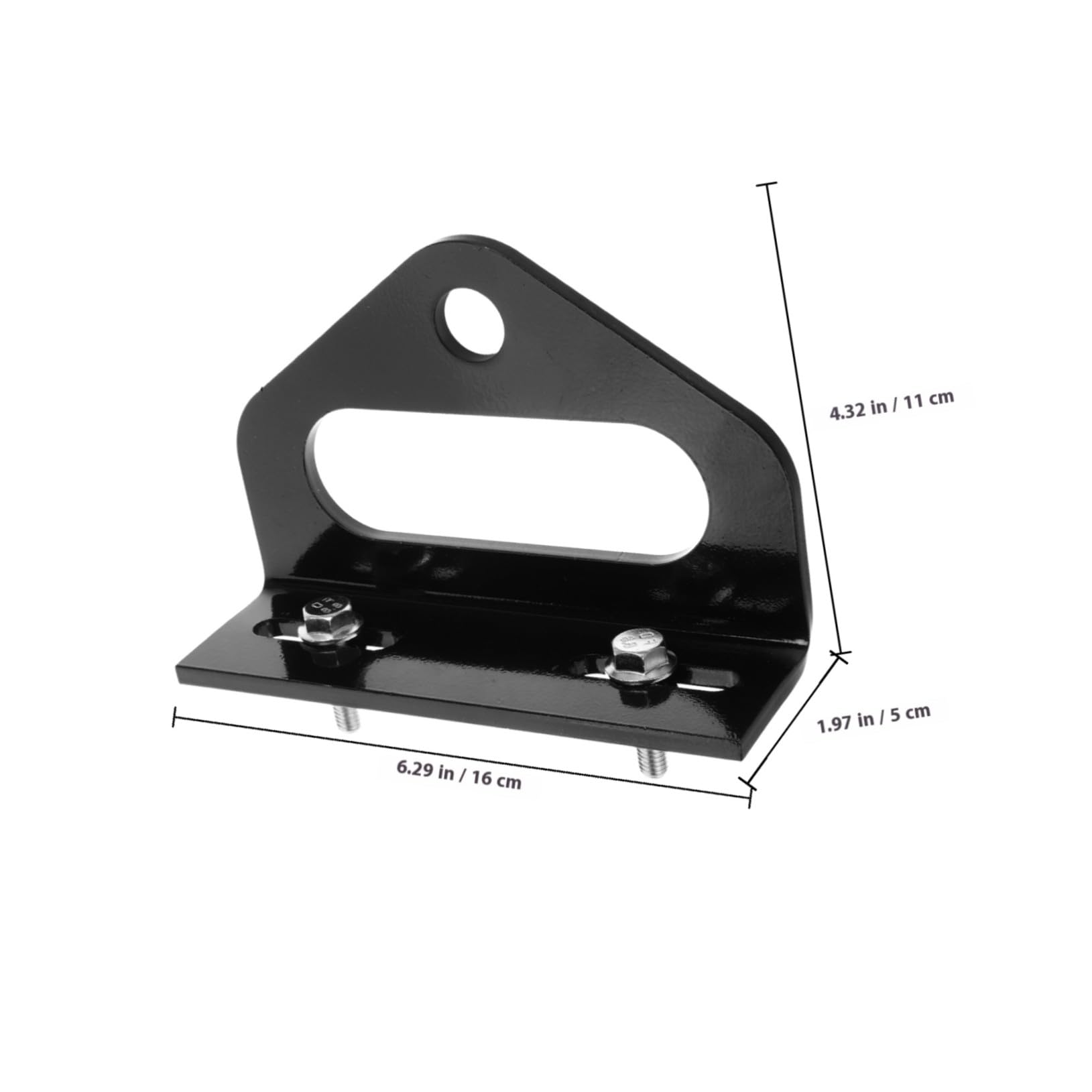 Adattatore Gancio Rimorchio per Zero Turn Mower in Metallo Nero