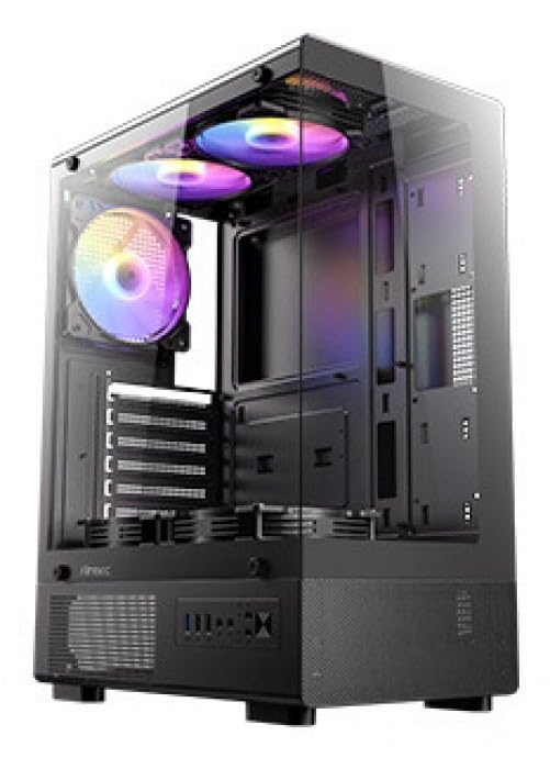 Antec VCX300 ARGB PC Case Front View