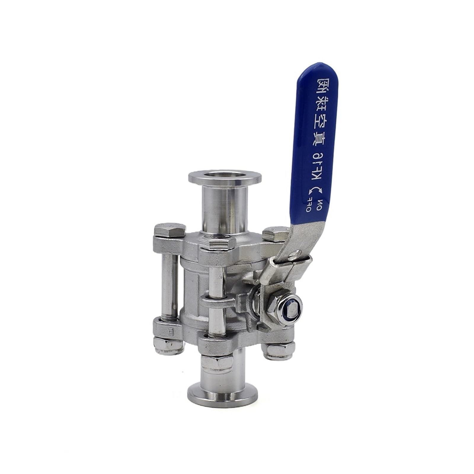 Válvula de bola manual de alto vacío de tres piezas KF SS304 acero inoxidable KF16 KF25 KF40 KF50 Brida de instalación rápida leisurely(KF25)