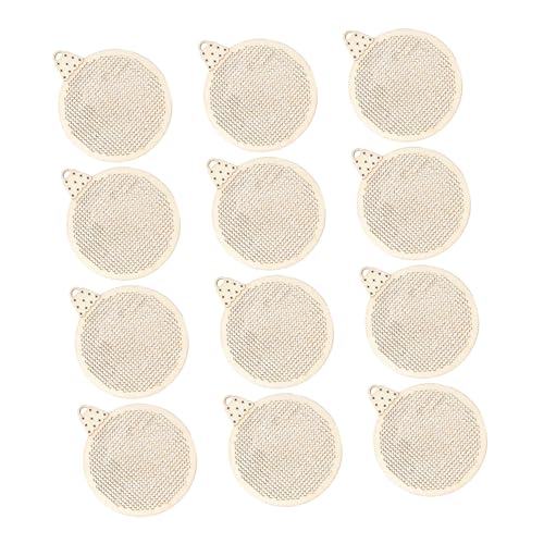 Jetons bois pour broderie haut de gamme : supports de Noël SHINEOFI