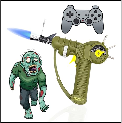 Encendedor Torch Raygun con llama ajustable y seguro miniatura 5