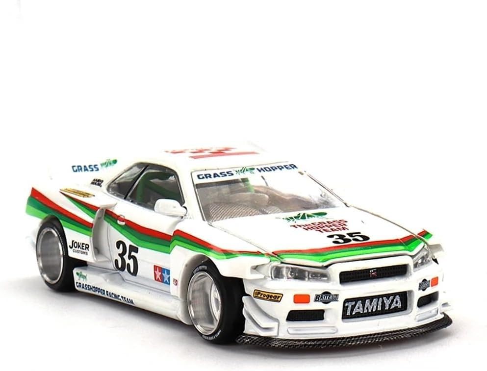 1:64 Diecast Model Car Compatible for Nissan Skyline GT-R (R34