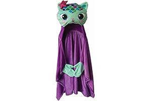 Franco DreamWorks Gabby's Dollhouse Mercat Wearable Hooded Blanket