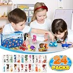 HOGOKIDS 24 Pack Party Favors for Kids Building Set - 629PCS Marine Animals Building Blocks Toy for Goodie Bag Stuffers Classroom Prizes, Valentines Day Easter Birthday Gift for Boys Girls Ages 6-12