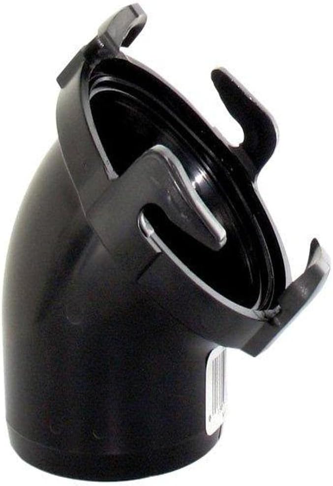 Valterra T1025VP Hose Adapter - 45°, Black (Carded)