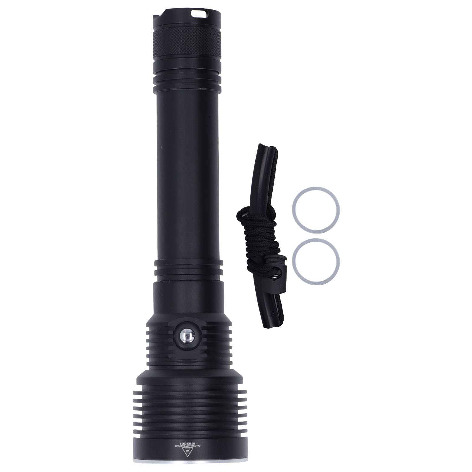 Torcia Subacquea, Torcia Subacquea in Lega di Alluminio 4000LM XHP70 LED, 6 modalità IPX8 100m Impermeabile Fascio 200m per Immersioni Fotografia Pesca Notturna