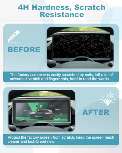 Image of CDEFG 2Pcs 2026 RAV4 Screen Protector for 2026 Toyota RAV4 12.3-Inch Dash, for 2026 RAV4 (LE /XSE /SE /XLE Premium /Woodland /XSE /Limited) Accessories Nano Screen Cover HD Clear