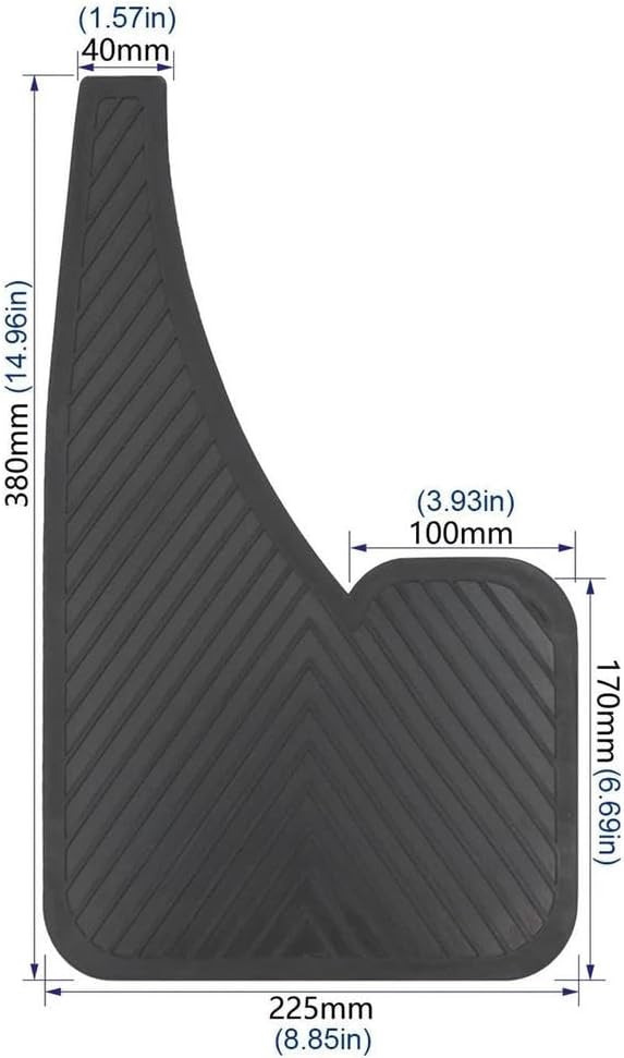 Auto Parts Mudflaps Mud Flaps Splash Guards for Ford Transit Connect for Custom for Tourneo Courier for EconoVan for E-150 for E250