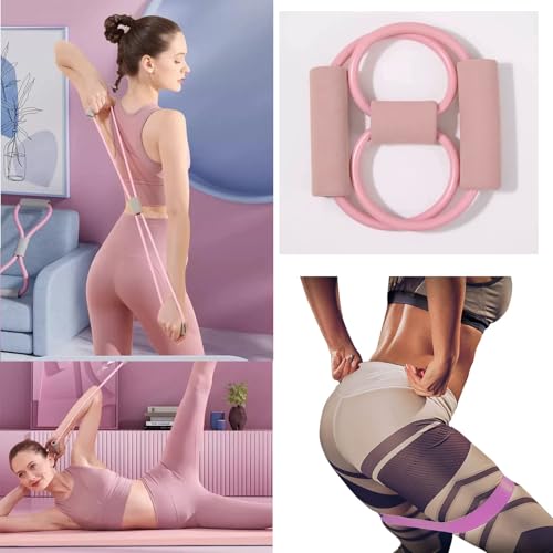 Pilates Essentials Kit for Women - Better Yoga Pilates Kit for Home Workouts with Pilates Ring and Ball Set, Booty Bands, Figure 8 Resistance Band, Yoga Bands for Stretching3