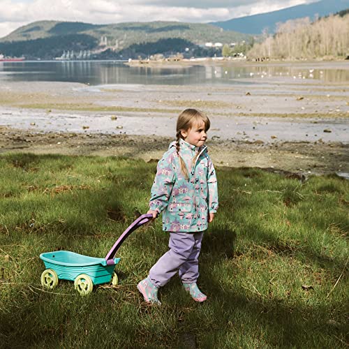 Image of JAN & JUL Waterproof Rain Pants for Girls, Lightweight and Breathable