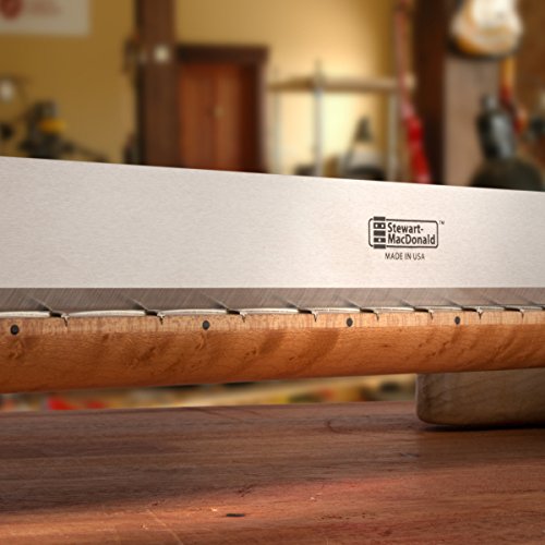 Règle de précision StewMac de 45,7 cm pour la rectitude du manche de guitare