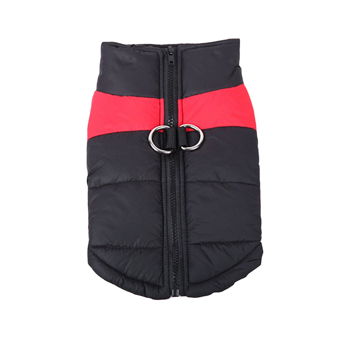Pet Dog Jacket Vest Windproof Dog Clothes Puppy Coat Vest for Small Large Dogs (Red, M)
