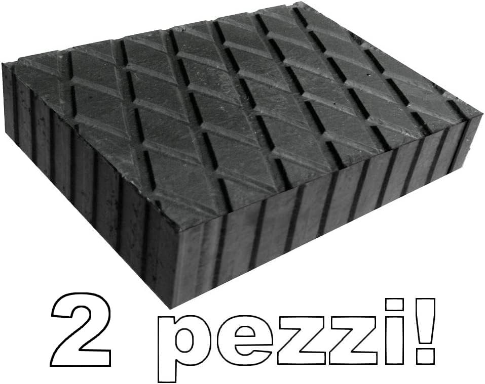 Drive Design Kit 2 pz TAMPONI H 30 mm. per Ponte Sollevatore. Dimensioni 160x120x30 mm. Tampone in Gomma Ponti corghi ravaglioli omcn