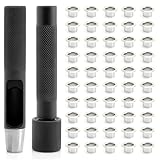 CRAFTMEmore 2mm Grommet Setter Eyelet Setting Tool Anvil and Hole Punch Cutter for Applying 0.08