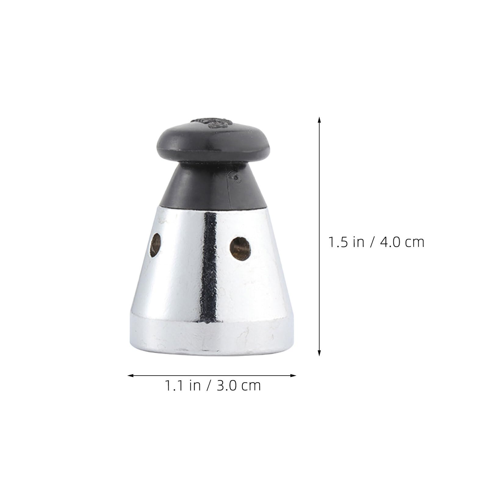 TOYANDONA Válvula de Ajuste de Presión, Acero Inoxidable, Negro, 10 Piezas, Accesorio de Seguridad Válvula de Ventilación y Alivio para Cocina Doméstica, Repuesto Compatible