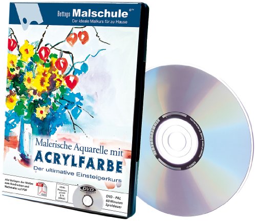 Preisvergleich Produktbild Aquarelle mit Acrylfarbe - Der ultimative Einsteigerkurs