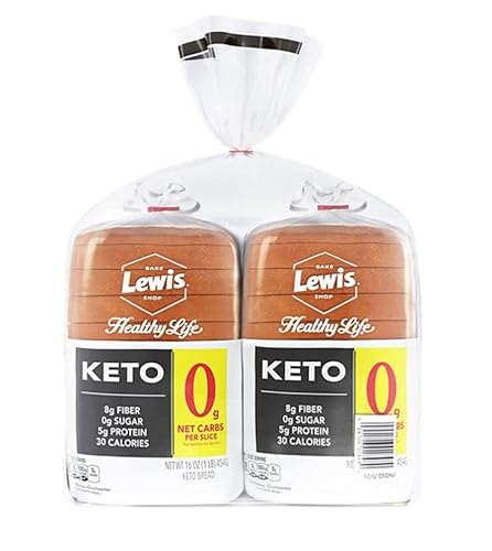 Lewis Healthy Life White Keto Bread - Zero Net Carbs