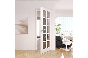 Clear Glass French Interior Door Without Hardware Kit