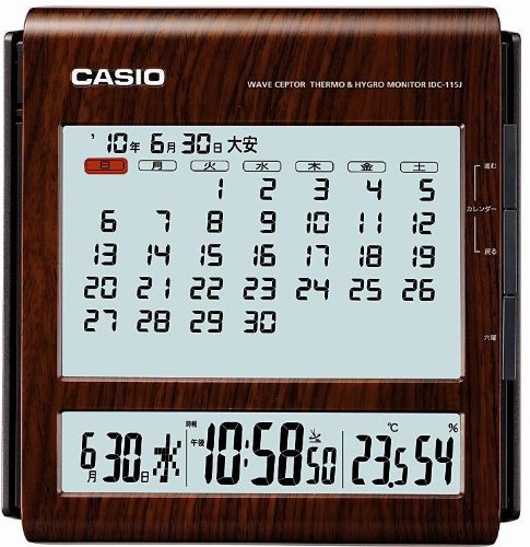 Amazon.co.jp: CASIO (カシオ) 掛時計 置時計 電波時計 温度計 湿度計