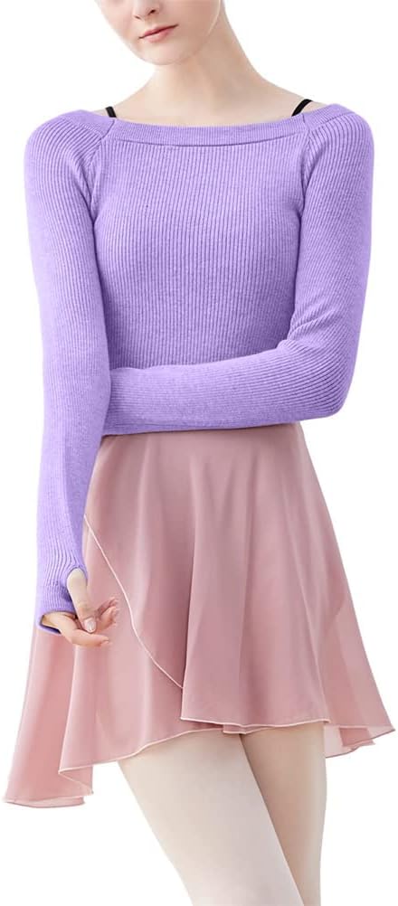 Top Manica Lunga Per Danza Bambina - Maglia Termica Balletto