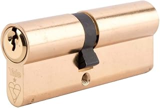 Yale PKM3030-PB- KM Superior 1 star Euro Cylinder lock - 30/30 (70mm) / 30:10:30 - Brass Finish- High Security