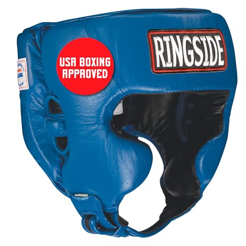 Image of Ringside Competition Boxing Muay Thai MMA Sparring Head Protection Headgear with Cheeks