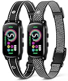 Bark Collar, 2 Pack Dog Bark Collar for Large Medium Small Dogs, Rechargeable Anti Barking Device for Dogs, Smart Training Collar with Beep Vibration 5 Sensitivity, Dog Bark Deterrent Devices
