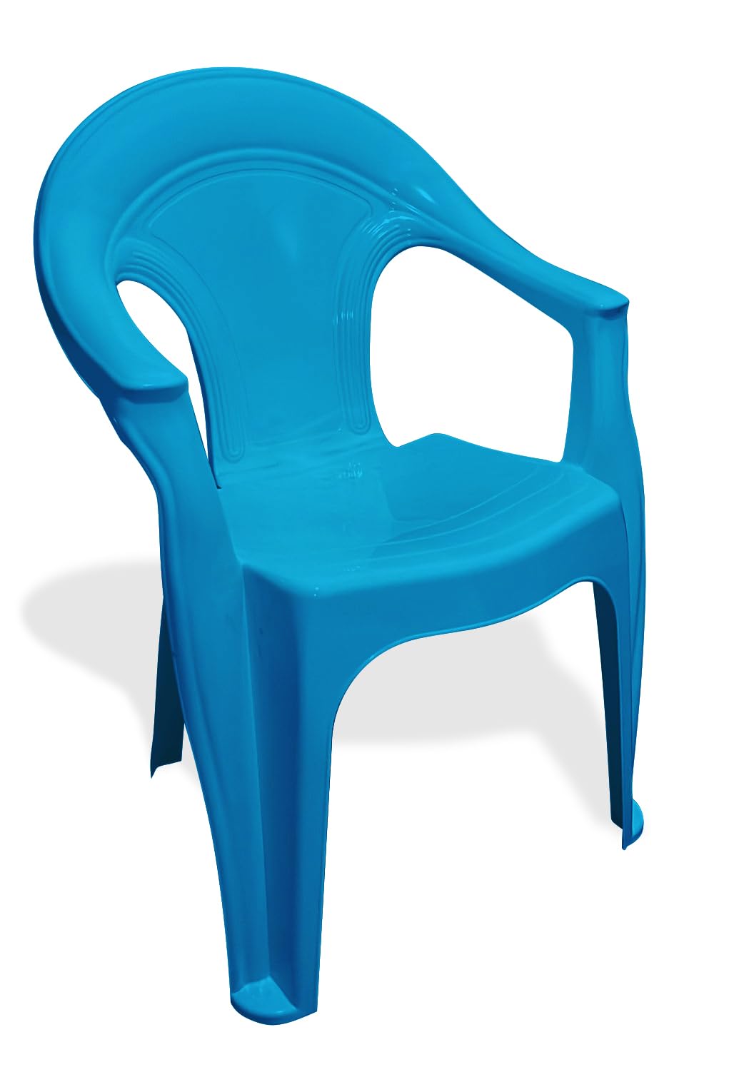 Sedia Bambini 1-2 Anni Celeste Plastica 41x41x56cm Sediolina Bimbo Casa Scuola Asilo Giardino Azzurro Royal Industry