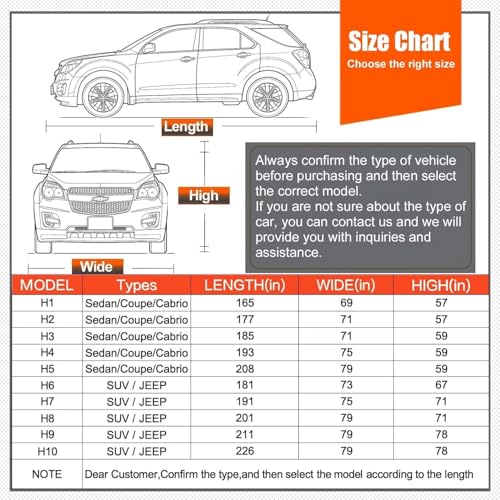 Image of Kayme Hail Protector SUV Car Cover,Anti Hail Thickened Multi-Layered EVA Car Cover Waterproof All Weather with Wind Straps, Outdoor Hail Protection Cover, Fit SUV Jeep-Length(211 to 226 Inch)