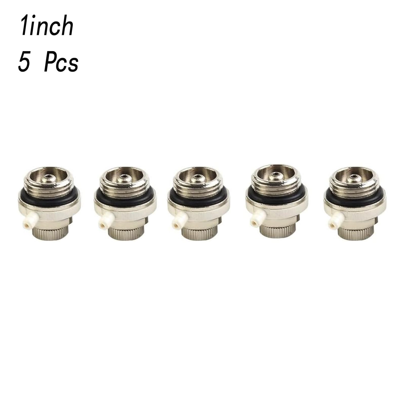 5 valvole di sfiato automatiche BSP, valvole di sfiato automatico per radiatore, valvola di spurgo automatica per il riscaldamento (2,5 cm)