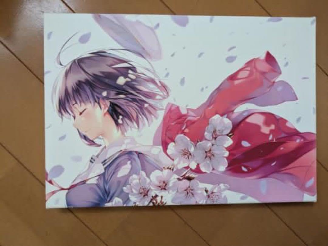 冴えカノ 深崎暮人展 キャンバスアート 加藤恵