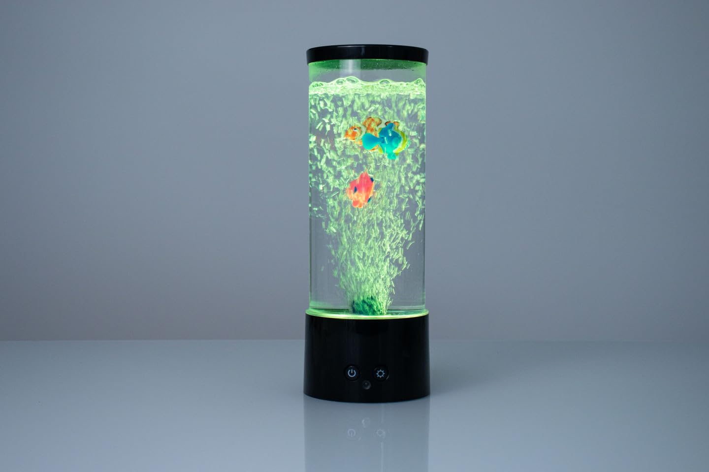 Lampe méduse iTotal ronde 23 cm au design épuré avec veilleuse LED